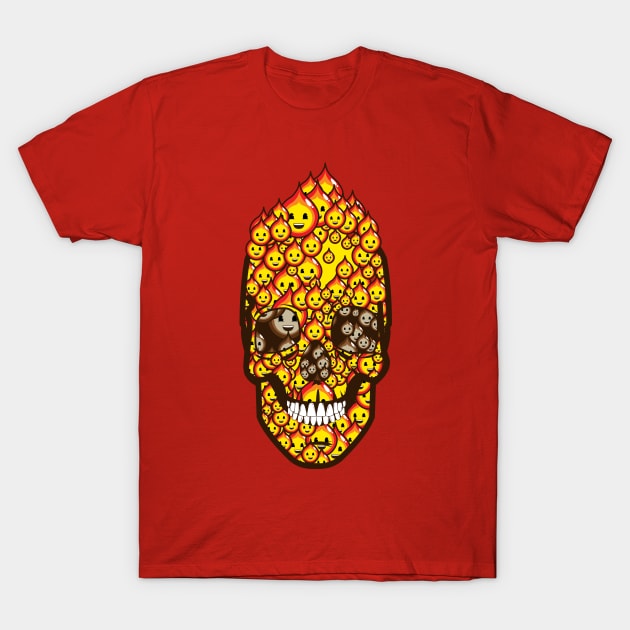 Flameboy Skull T-Shirt by Yamabushi's Kawaii Store